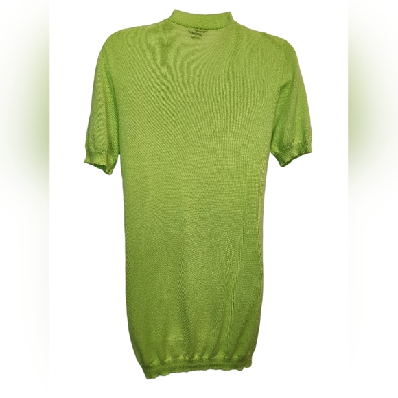 Theory green cashmere button cardigan - Picture 2 of 6